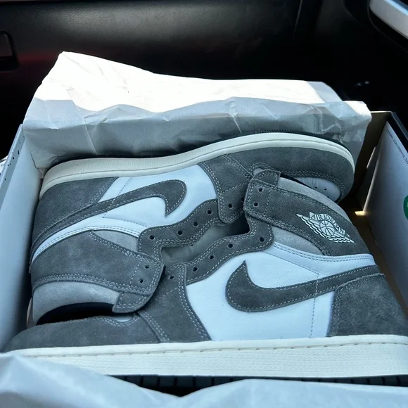 Jordan 1 High Washed Black (Size 10) - Picture 1 of 1